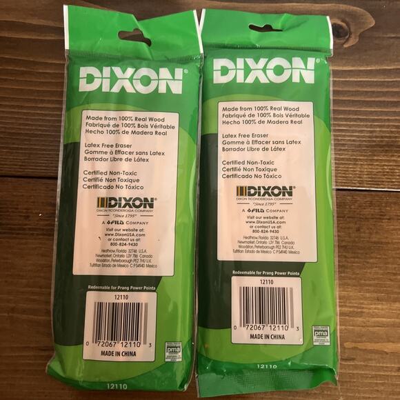 DIXON #2 WOOD PENCILS - 10 PACK - NEW- SET OF 2 - Picture 2 of 4